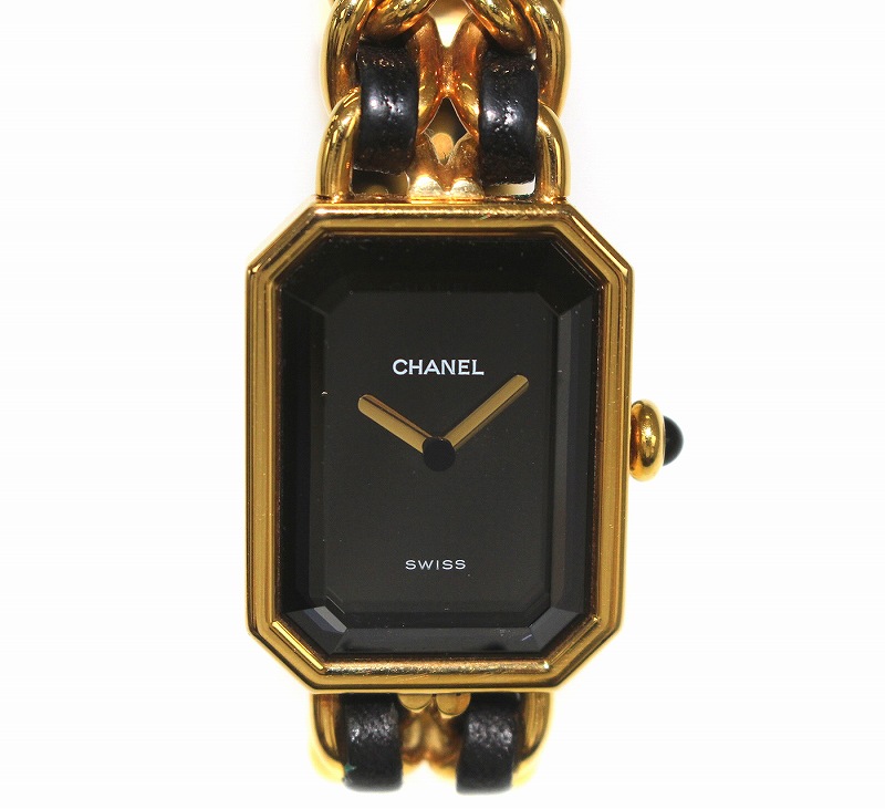 シャネル CHANEL プルミエールM 腕時計 クオーツ アナログ 2針 