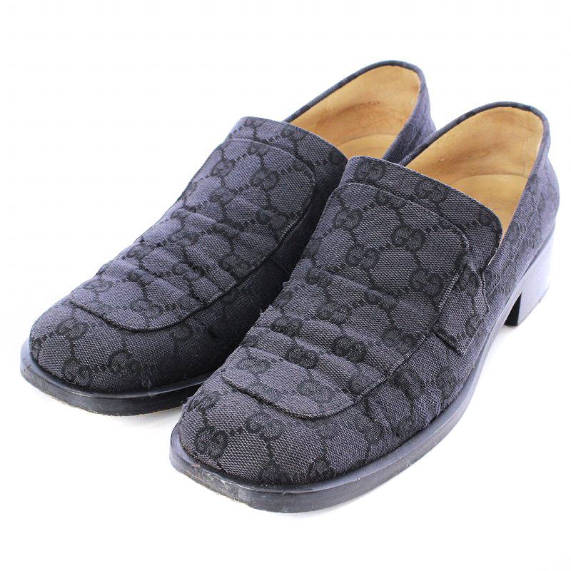 Gucci　ローファー（スリッポン）24.5ｃｍ GUCCI グッチローファー ブラウンスリッポン24.5cm 箱\u0026袋付 GUCCI