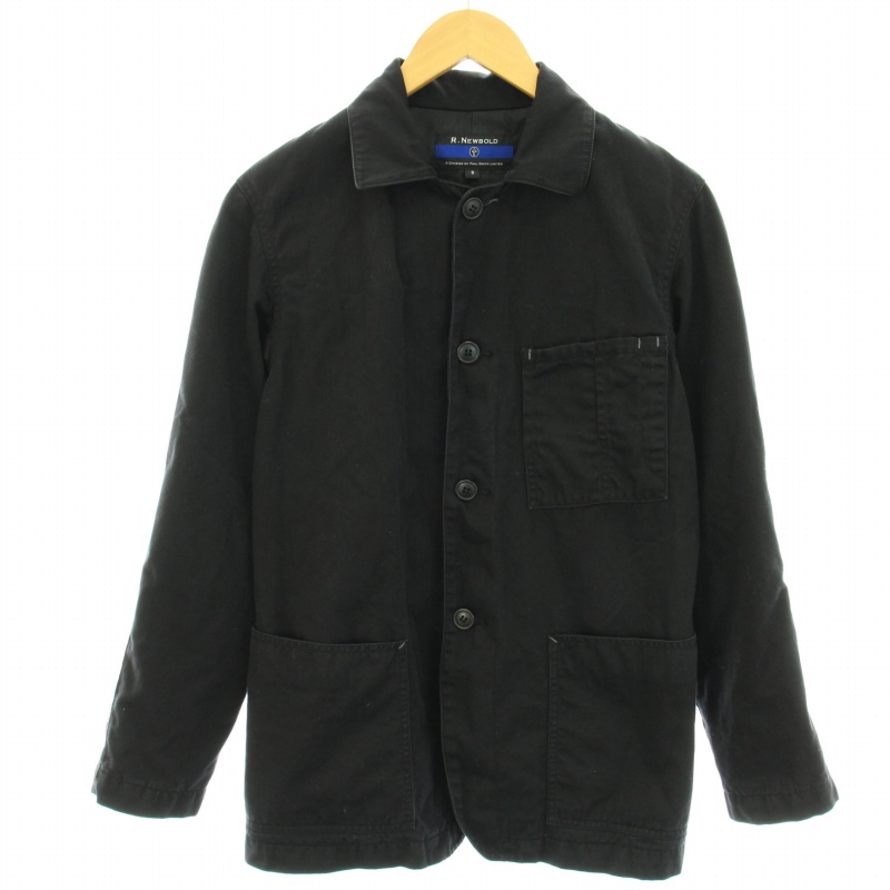 アールニューボールド R.NEWBOLD カバーオール ワークジャケット S 黒 