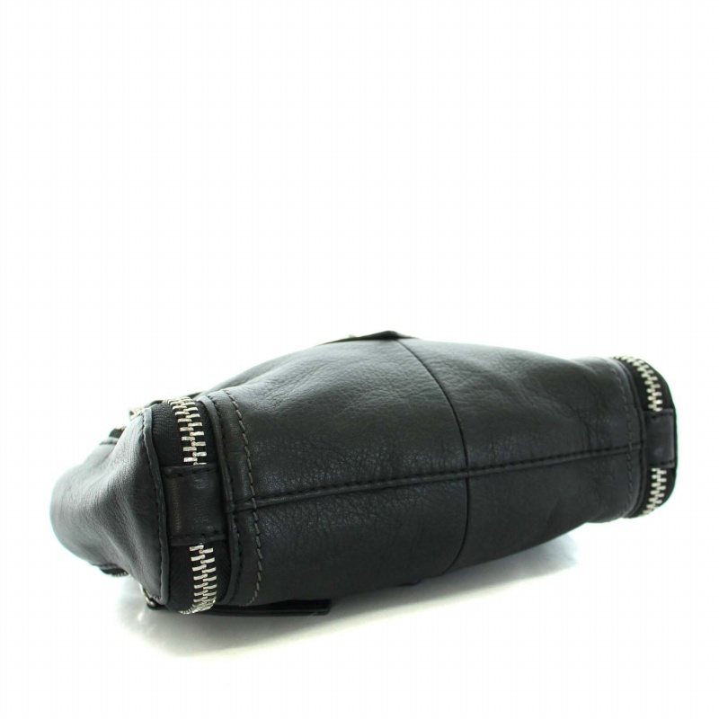 ディーゼル DIESEL チェーンショルダーバッグ ジップデザイン レザー