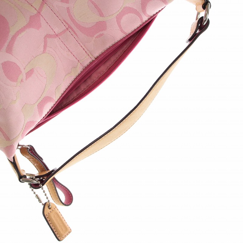 コーチ COACH オプティック シグネチャー ポーチ ハンドバッグ