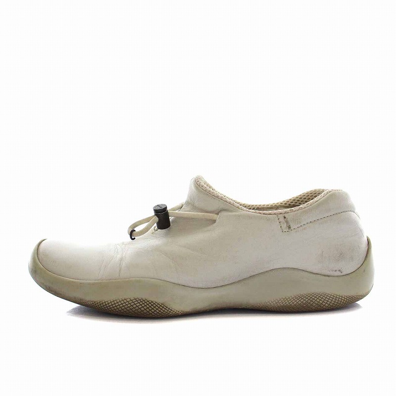 プラダスポーツ PRADA SPORT スリッポン シューズ レザー ビブラム 