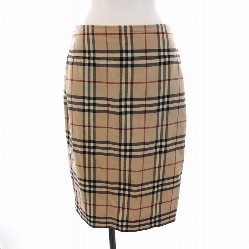 バーバリー ロンドン BURBERRY LONDON タイト スカート ひざ丈 ノバ 