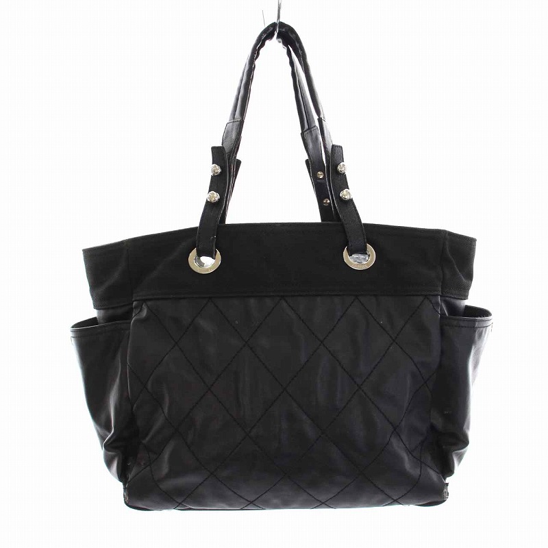 CHANEL シャネル パリビアリッツ GM ココマーク トートバッグ