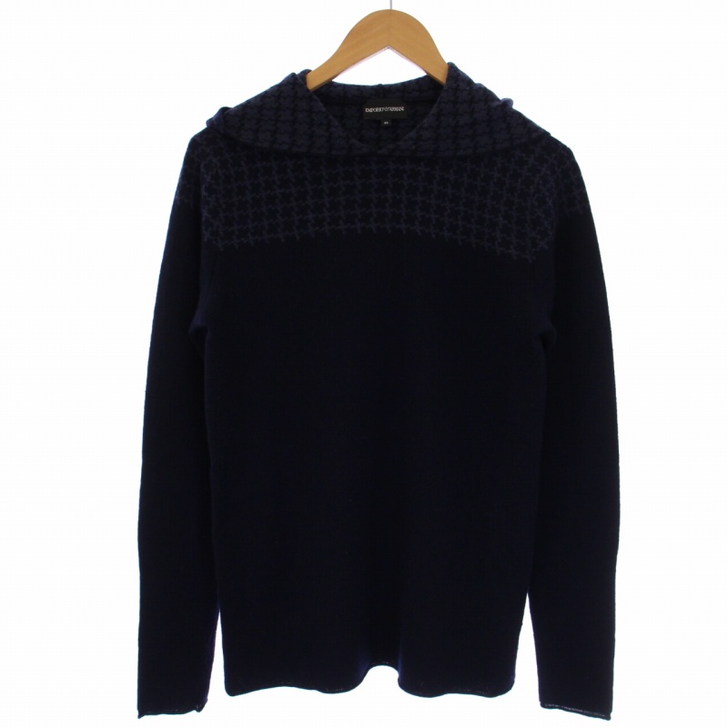 エンポリオアルマーニ EMPORIO ARMANI ニット パーカー プルオーバー 