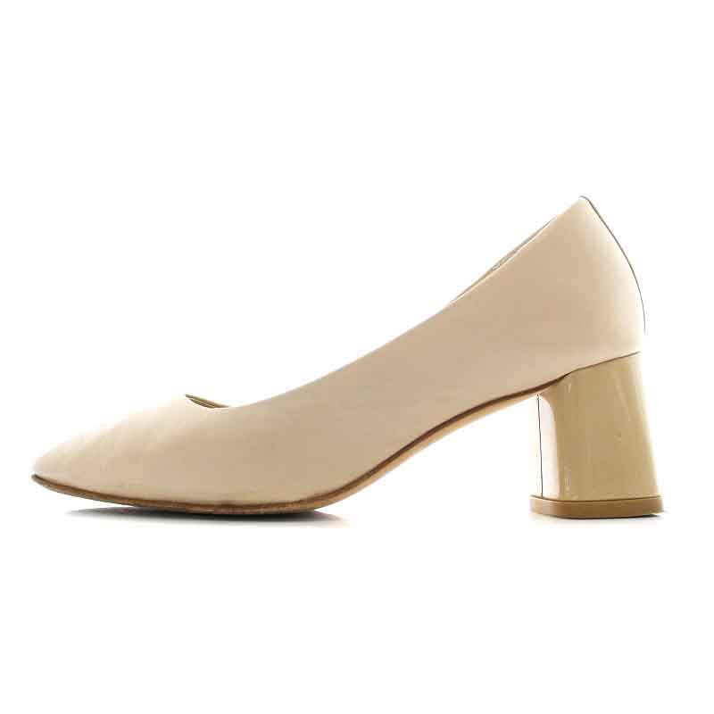 レペット Repetto パンプス レザー エナメル ハイヒール チャンキー 