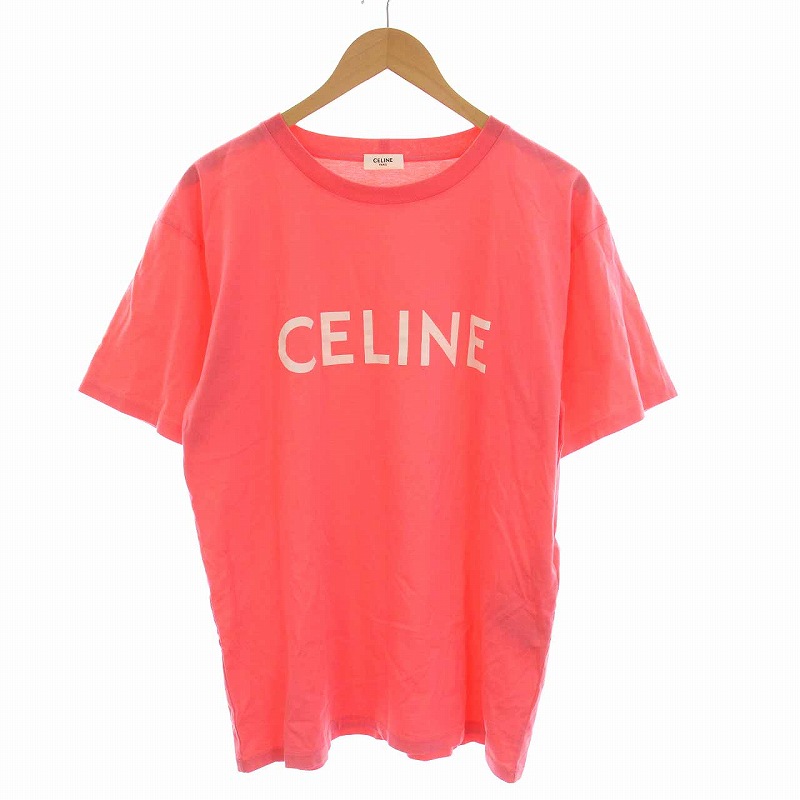 セリーヌ CELINE 22AW ルーズTシャツ コットンジャージー フロントロゴ  