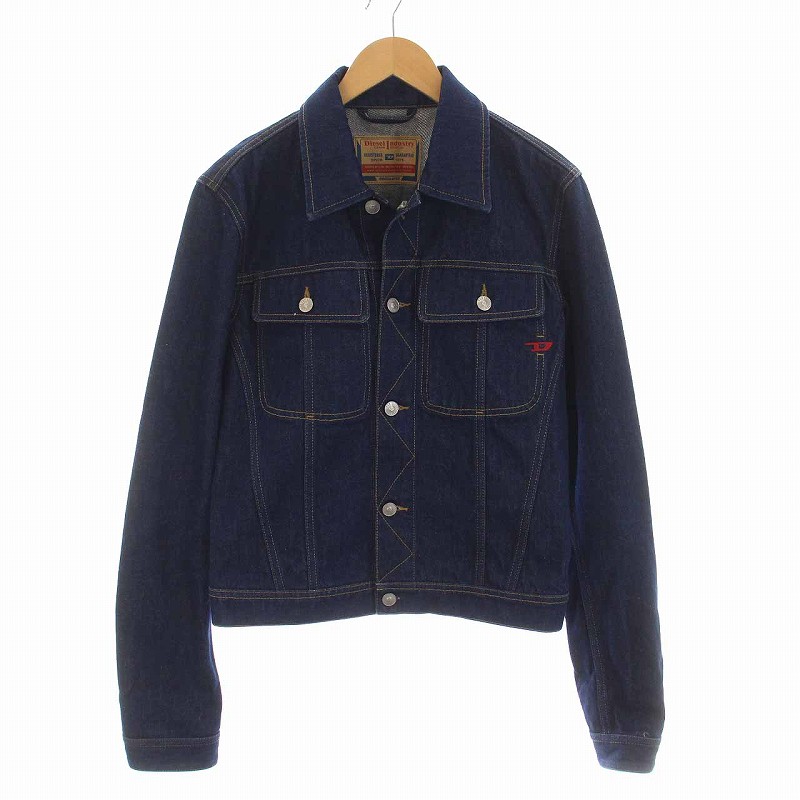 希少 DIESEL ディーゼル 痛かろ カバーオール デニム ジャケット L 