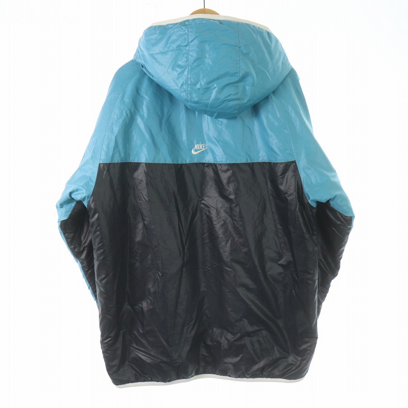 NIKE 公式 ナイキ 中綿ジャケット ジップアップパーカー 青 L NIKE