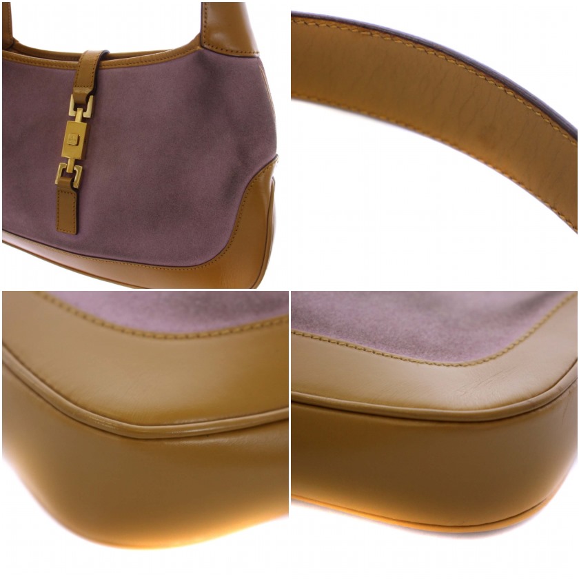 グッチ GUCCI ジャッキー ワンショルダーバッグ スエード レザー 