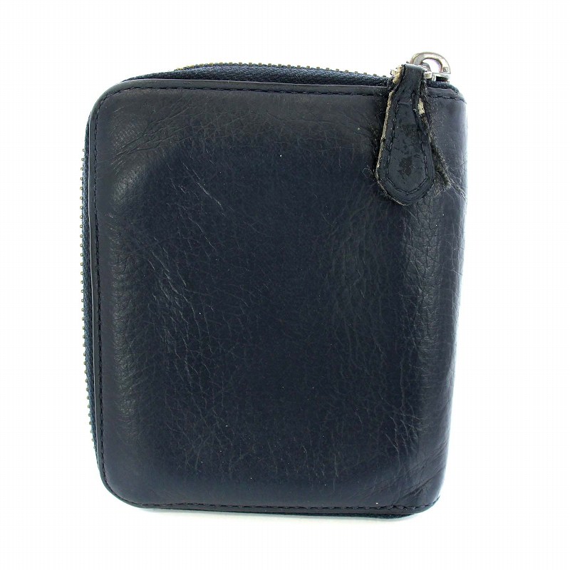 COACH ネイビー 二つ折り財布 コーチ 二つ折り財布 デニム フローラル