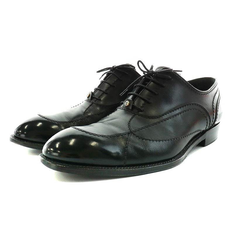 ルイヴィトン LOUIS VUITTON ビジネスシューズ Uチップ レザー 7.5 