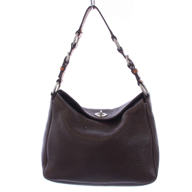 コーチ COACH バッグ ショルダー 10131 レザー 黒 茶 コーチ COACH