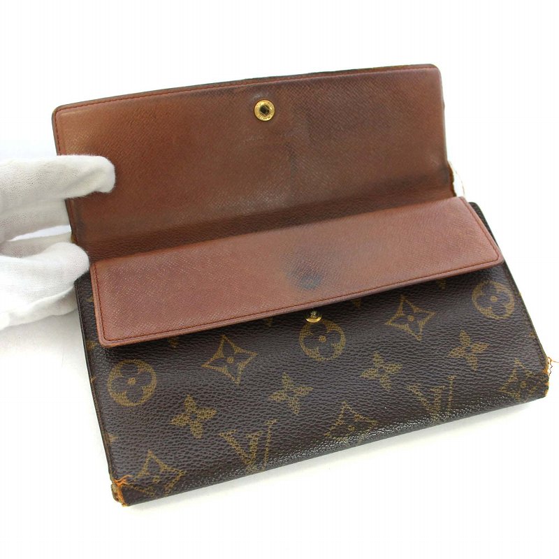 ルイヴィトン LOUIS VUITTON モノグラム ポルト トレゾール 