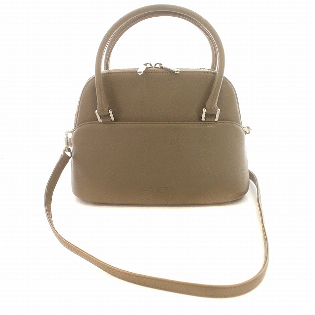 フォクシー FOXEY ショルダーバッグ ハンドバッグ 2WAY くし付き  