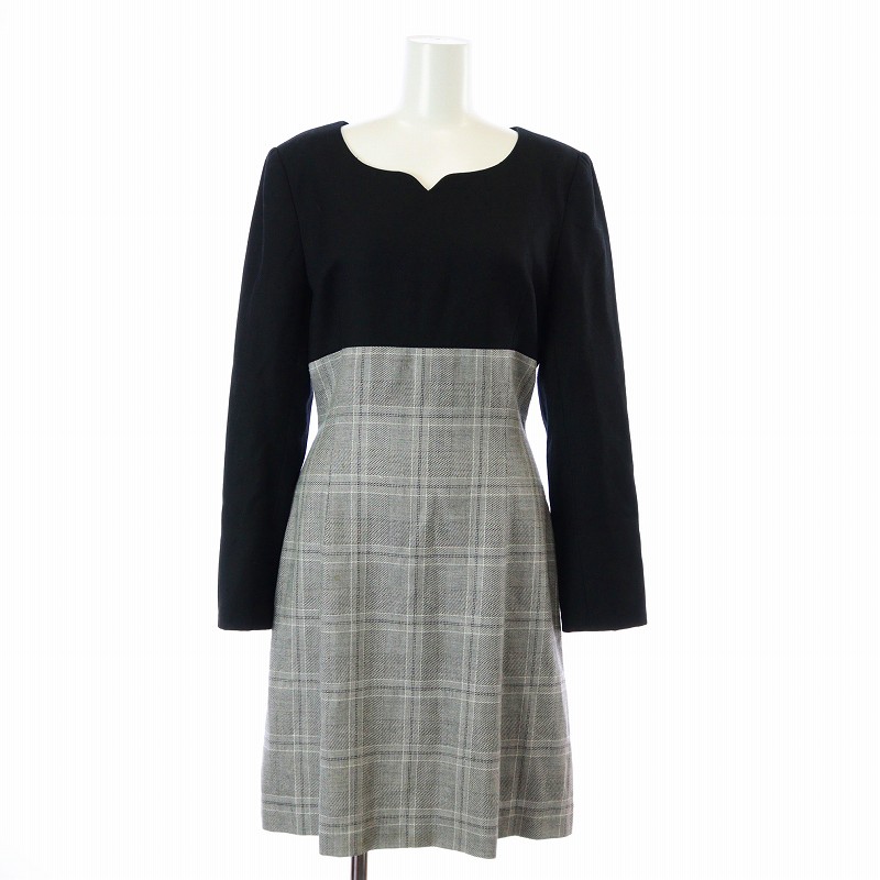 マドモアゼルディオール Mademoiselle Dior ワンピース フレア ひざ丈  