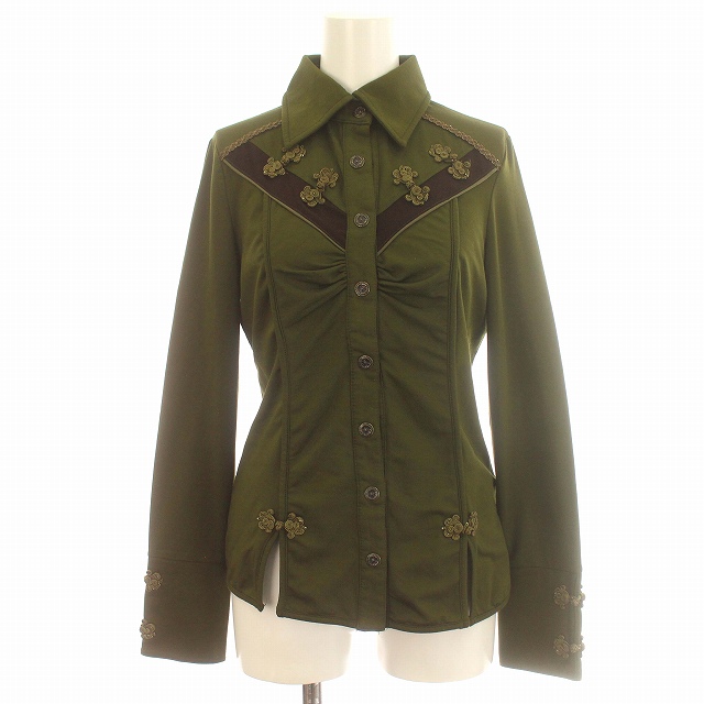 オッズオン Ozz Croce オッズクローチェ 編み上げ 長袖 カットソー