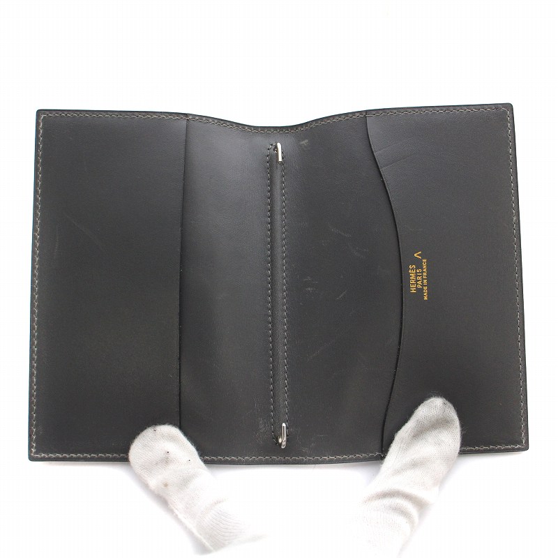 HERMES PARIS MADE IN FRANCE ちぢま レザー 手帳&ペン ！