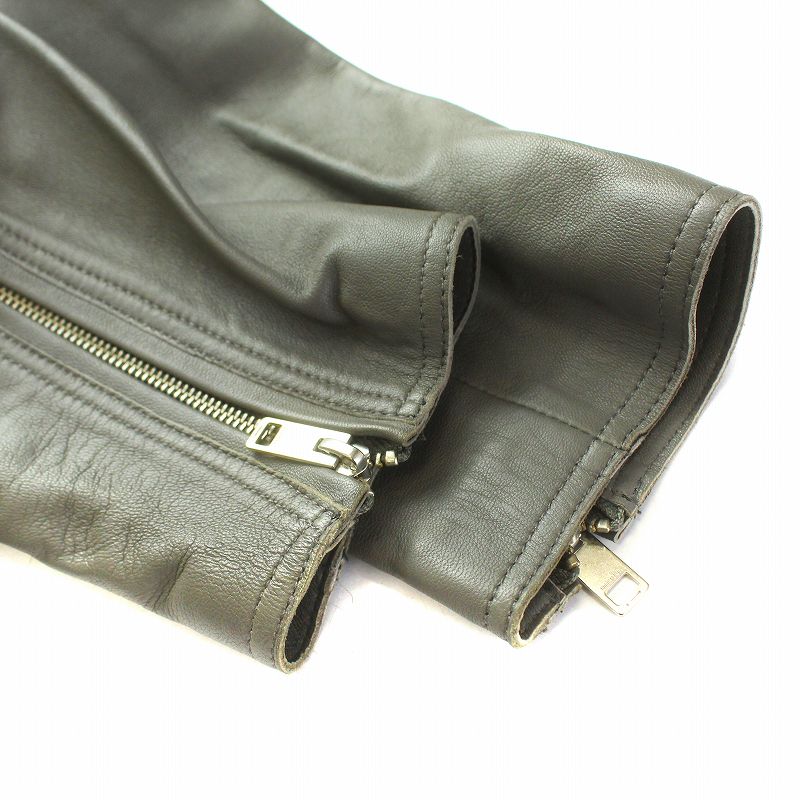 ディーゼル DIESEL L-KORN レザージャケット ライダース シングル