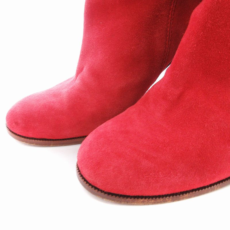 セリーヌ CELINE ロングブーツ スエード ハイヒール レザー 靴 35.5  