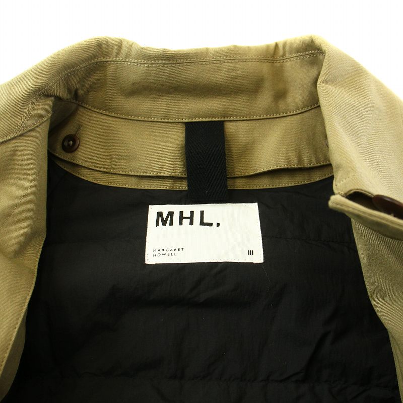 マーガレットハウエル MHL. コットンナイロンツイル ステンカラー