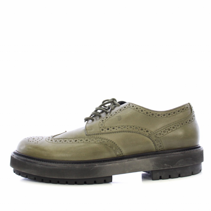 トッズ TOD'S ドレスシューズ ウイングチップ レザー 7.5 26.5cm トッズ TOD'S ドレスシューズ ウイングチップ レザー 7.5 26.5cm