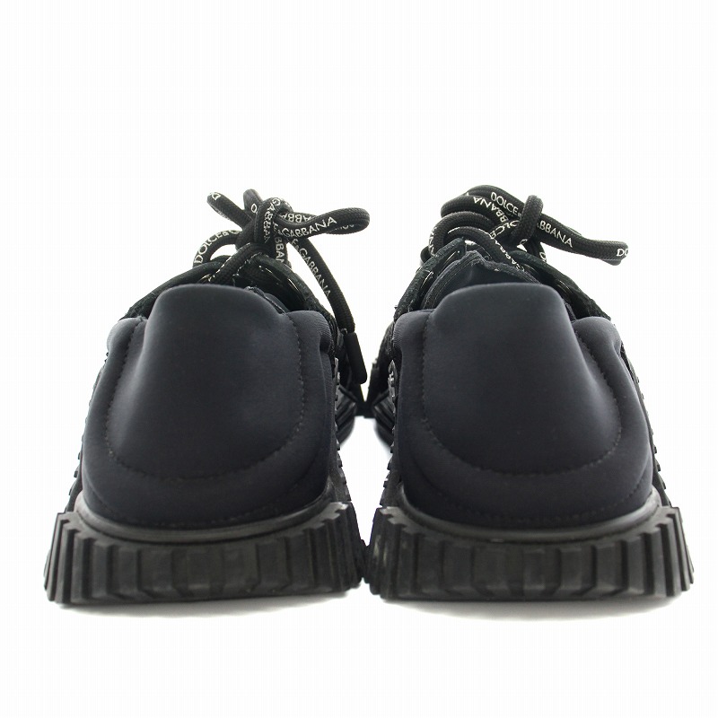 【中古】ドルチェ&ガッバーナ ドルガバ スニーカー スエード レース ナイロン 花柄 36 黒 CK1754 レディース ドルチェ&ガッバーナ ドルガバ DOLCE&GABBANA スニーカー シューズ