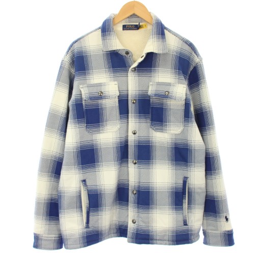 ポロ ラルフローレン POLO RALPH LAUREN シャツジャケット 裏ボア  