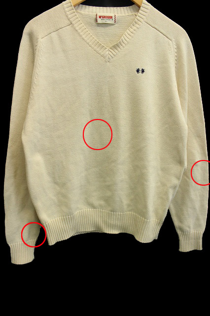 マクレガー MCGREGOR SPORTSWEAR セーター ニット Vネック 長袖 L