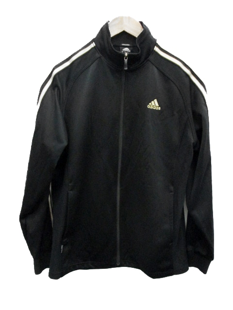 アディダス Adidas スポーツウェアー ジャージ ジャケット トラック ライン 0 黒 ゴールド Tc1 メンズ 168 ベクトルパーク