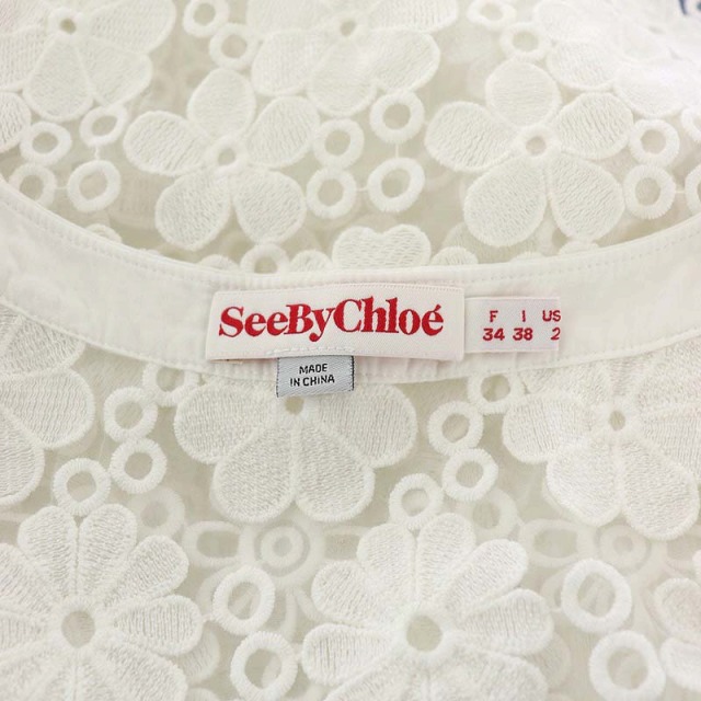シーバイクロエ SEE BY CHLOE ブラウス ノースリーブ タンクトップ 