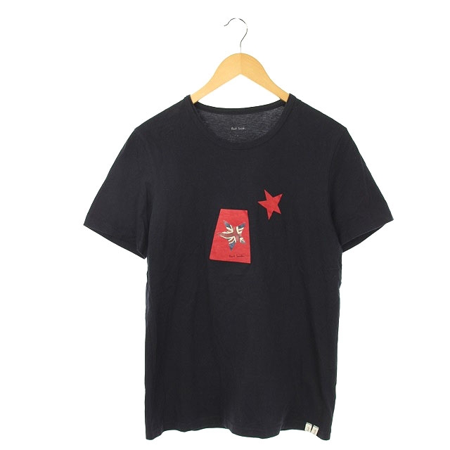 ポールスミス Paul Smith Tシャツ プリント 半袖 L 紺 Kn メンズ 169 ベクトルパーク