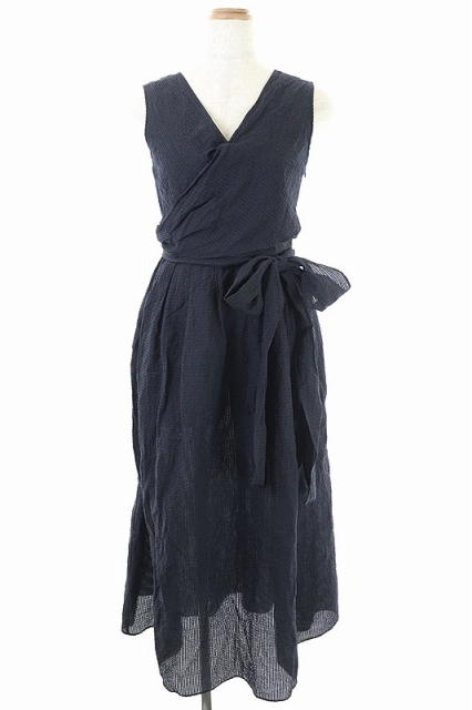 デミルクス ビームス Demi Luxe Beams ワンピース ロング ノースリーブ 36 黒 Ao レディース 169 ベクトルパーク