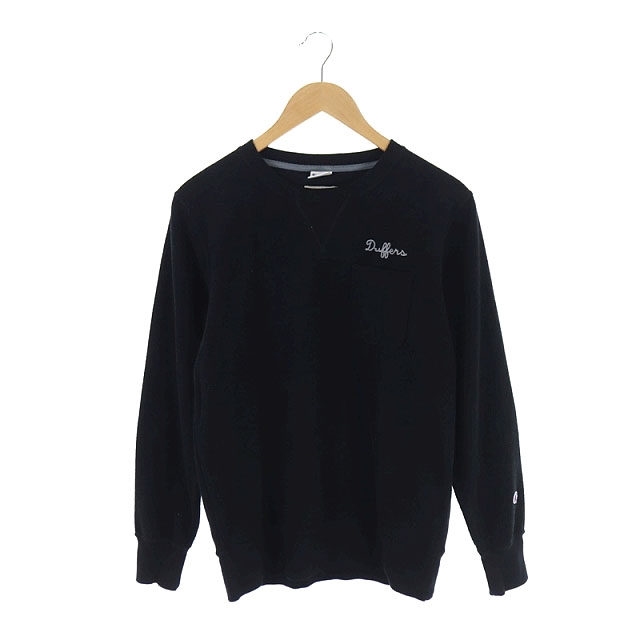 ザダファーオブセントジョージ The Duffer Of St George チャンピオン Champion スウェット トレーナー カットソー プルオーバー 長袖 M 黒 Kn メンズ 169 ベクトルパーク