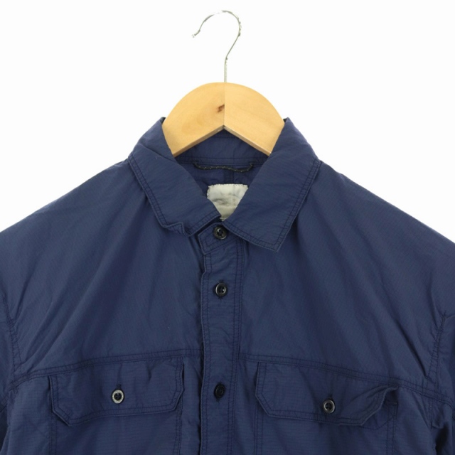 ザノースフェイス The North Face ショートスリーブテックインディゴ シャツ ナイロン 半袖 胸ポケット ロゴ刺繍 S 紺 Nr メンズ 169 ベクトルパーク