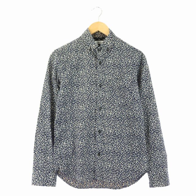 ハリウッドランチマーケット Hollywood Ranch Market シャツ 長袖 花柄 1 紺 ネイビー Ao メンズ 169 ベクトルパーク