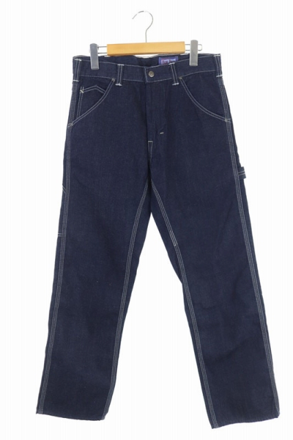 ブルーブルー Blue Blue デニムパンツ ジーンズ ペインター ワイドテーパード ステッチ 1 インディゴ ネイビー 紺 メンズ 169 ベクトルパーク ブルーブルー Blue Blue デニムパンツ ジーンズ ペインター ワイドテーパード ステッチ 1 インディゴ ネイビー 紺 メンズ 169 ベクトルパーク