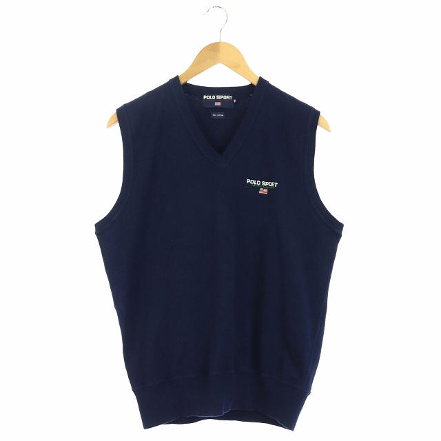 ポロスポーツ POLO SPORT ベスト ニット Vネック ヴィンテージ 