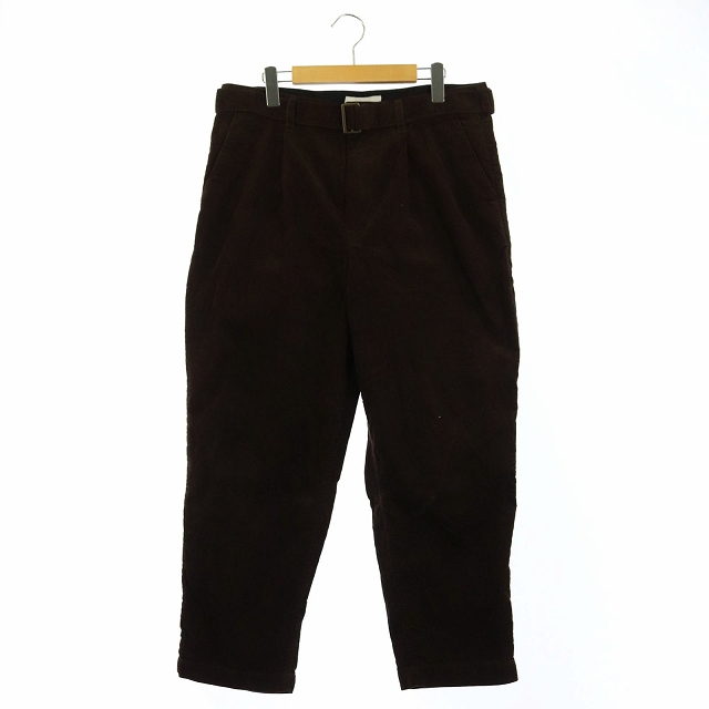 ビーミングバイビームス B Ming Life Store By Beams ワイドテーパードパンツ コーデュロイ ベルト付き L 茶 Kn メンズ 169 ベクトルパーク ビーミングバイビームス B Ming Life Store By Beams ワイドテーパードパンツ コーデュロイ ベルト付き L 茶 Kn メンズ 169 ベクトルパーク
