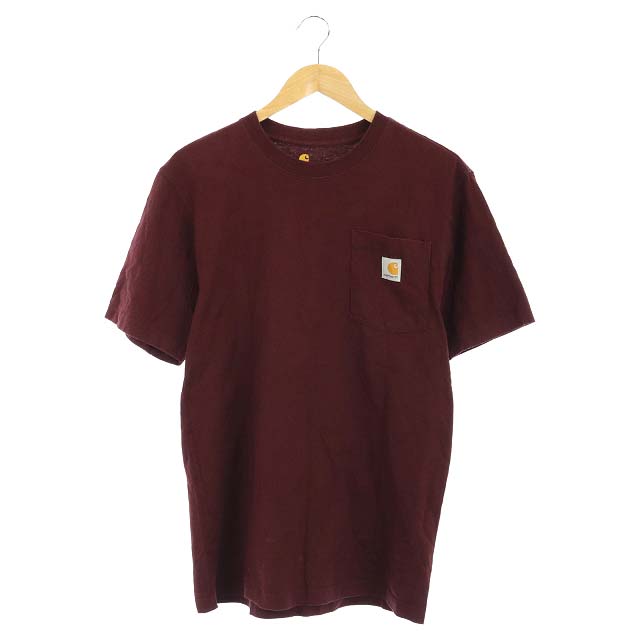 カーハート Carhartt Tシャツ カットソー 半袖 胸ポケット S バーガンディ Hh メンズ 169 ベクトルパーク