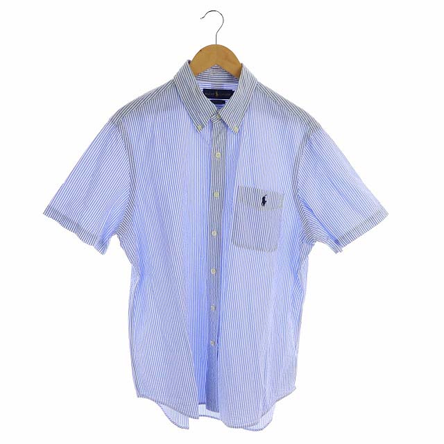 ラルフローレン RALPH LAUREN SEERSUCKER シアサッカー シャツ 半袖 