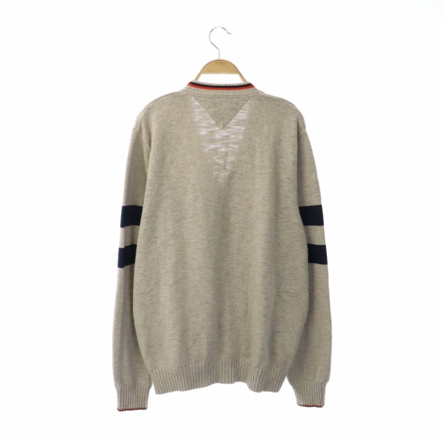 トミーヒルフィガー TOMMY HILFIGER カーディガン ニット ロゴワッペン 