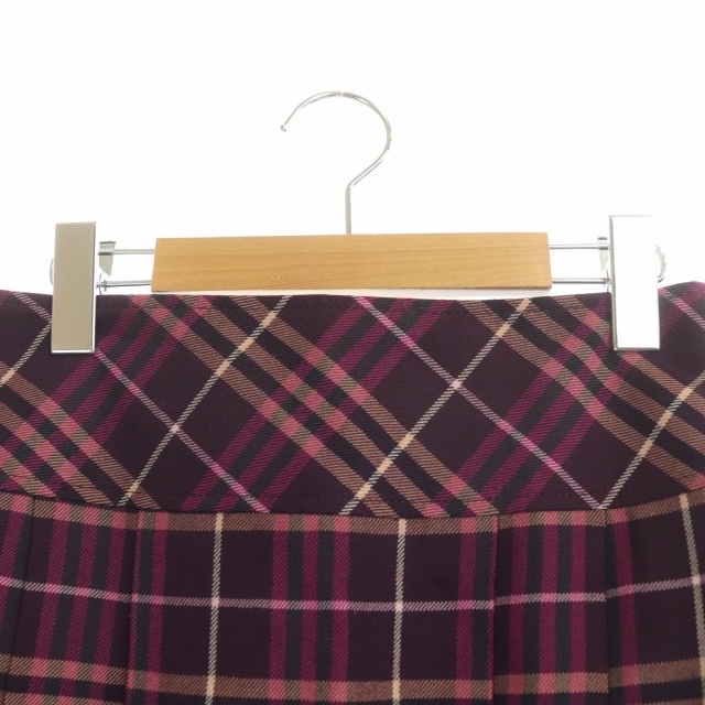 バーバリーブルーレーベル BURBERRY BLUE LABEL プリーツスカート ミニ  