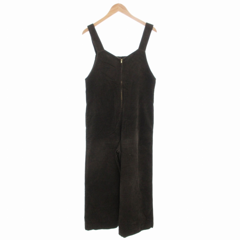 アダムエロペ ベルテッドストラップロンパース ブラック ADAM ET ROPE