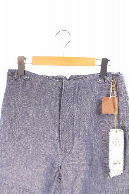 45RPM umi908リネン ベージュ ショートパンツ 45Rリネンダックの908ペグトップパンツ: WOMEN｜45R