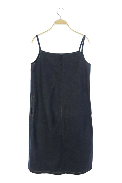 マーガレットハウエル Margaret Howell ワンピース キャミ ロング デニム 2 紺 Ha レディース 169 ベクトルパーク