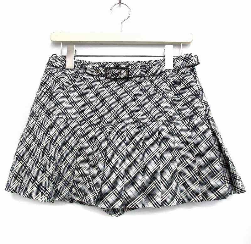 バーバリー ブルーレーベル キュロット プリーツ スカート ショート