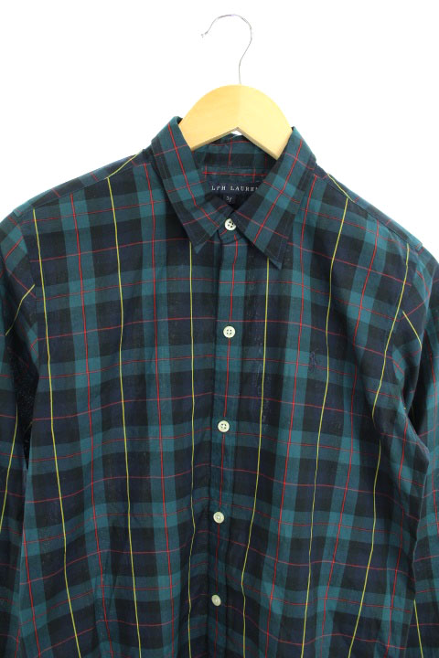 美品✨POLO RALPH LAUREN   緑チェック  旅行用   南京錠付 ポロ ラルフローレン POLO RALPH LAUREN ボストンバッグ