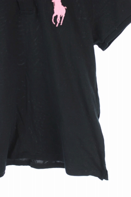 RALPH LAUREN　ラルフローレン　長袖ポロシャツ　黒ブラック 中古・古着通販】POLO RALPH LAUREN (ポロ・ラルフローレン