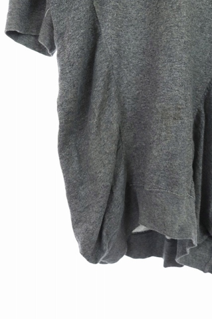 ズッカ Zucca ワンピース 膝丈 七分袖 スウェット地 M グレー Hh レディース 169 ベクトルパーク